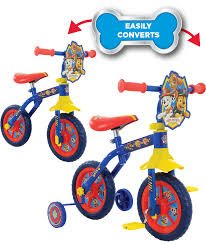 Paw Patrol 2In1 10In Training Bike