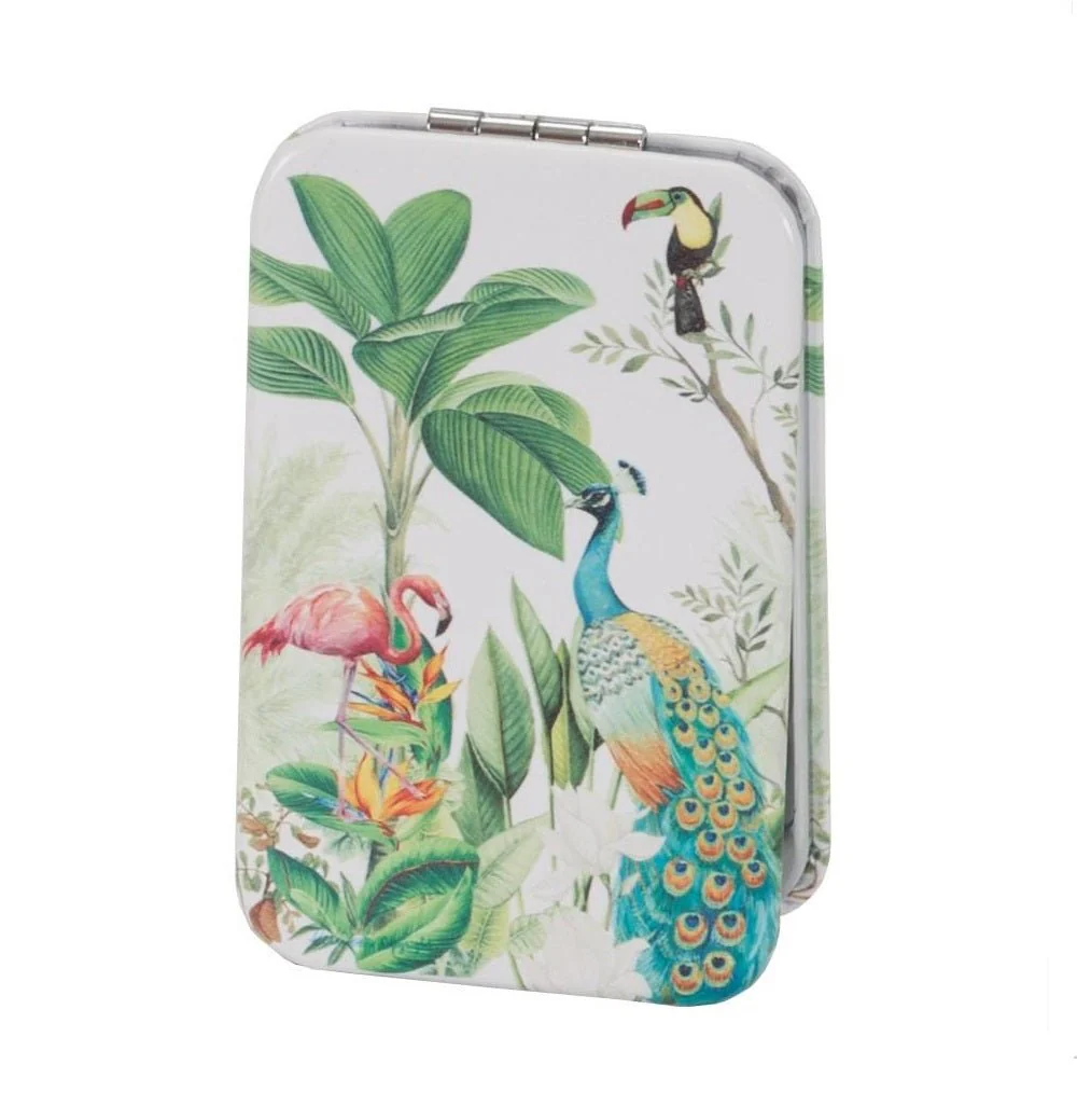 Peacock Design Compact Mirror