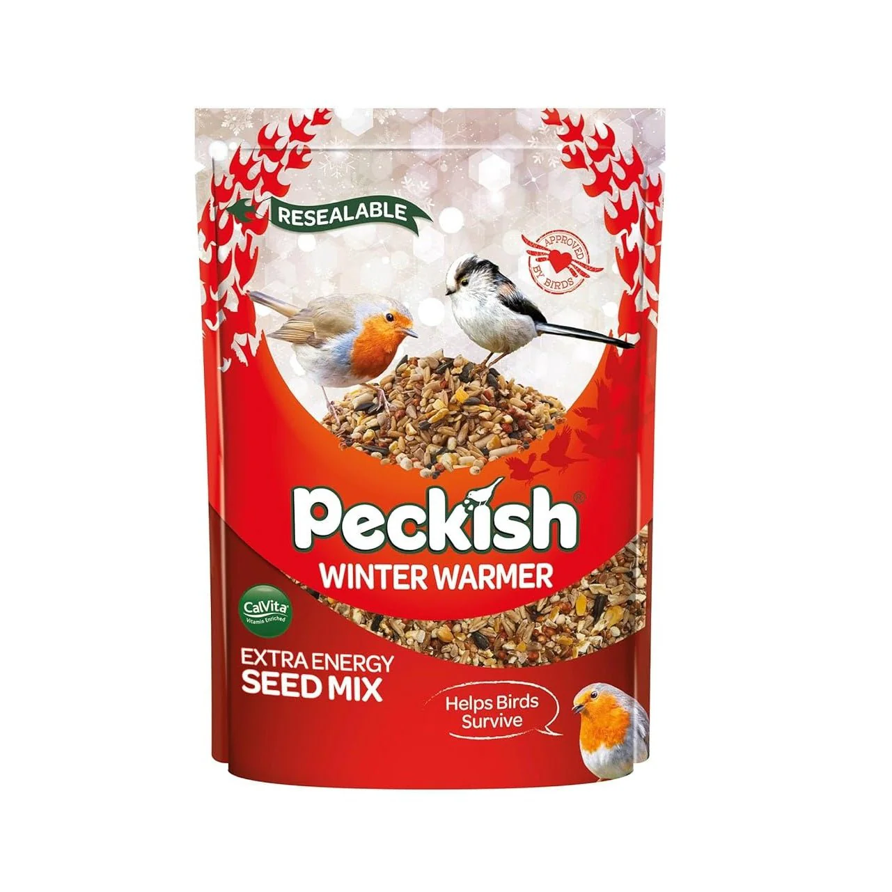 Peckish Winter Warmer Bird Seed Mix 1Kg