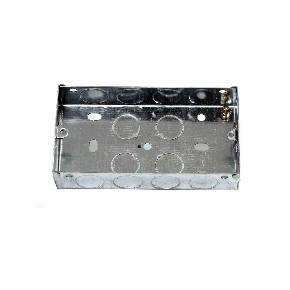 Phoenix 2 Gang Flush Metal Box - 35mm - Image 2