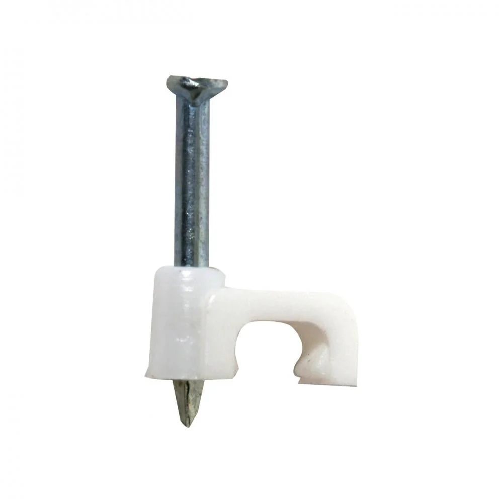 Phoenix Flat White Cable Clip