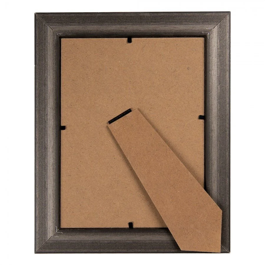 Photo Frame 10 x 15cm Brown Plastic Rectangle Baroque - Image 2