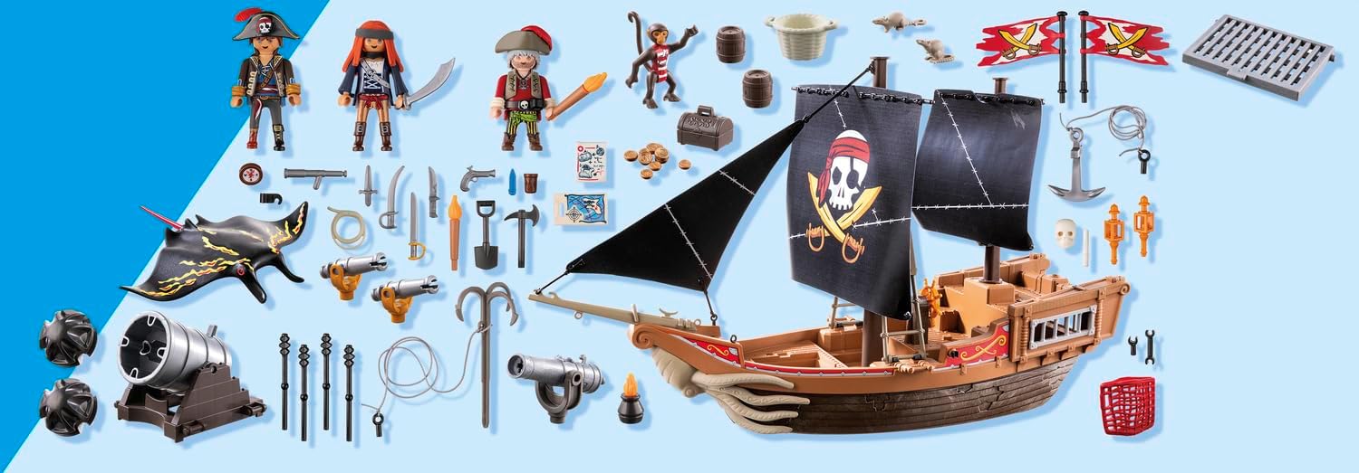 PLAYMOBIL Large Pirate Ship - Image 2