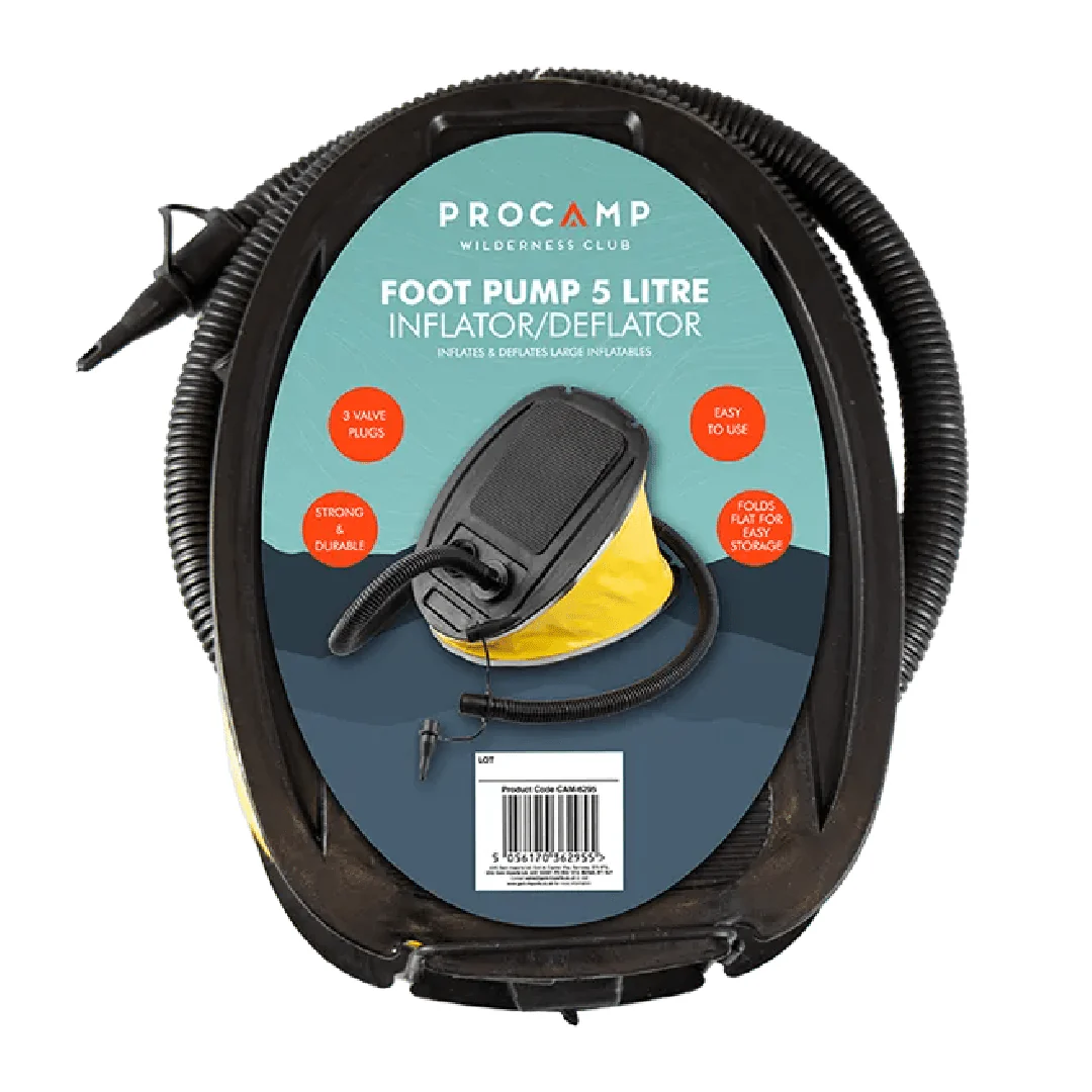 ProCamp Foot Pump 5L