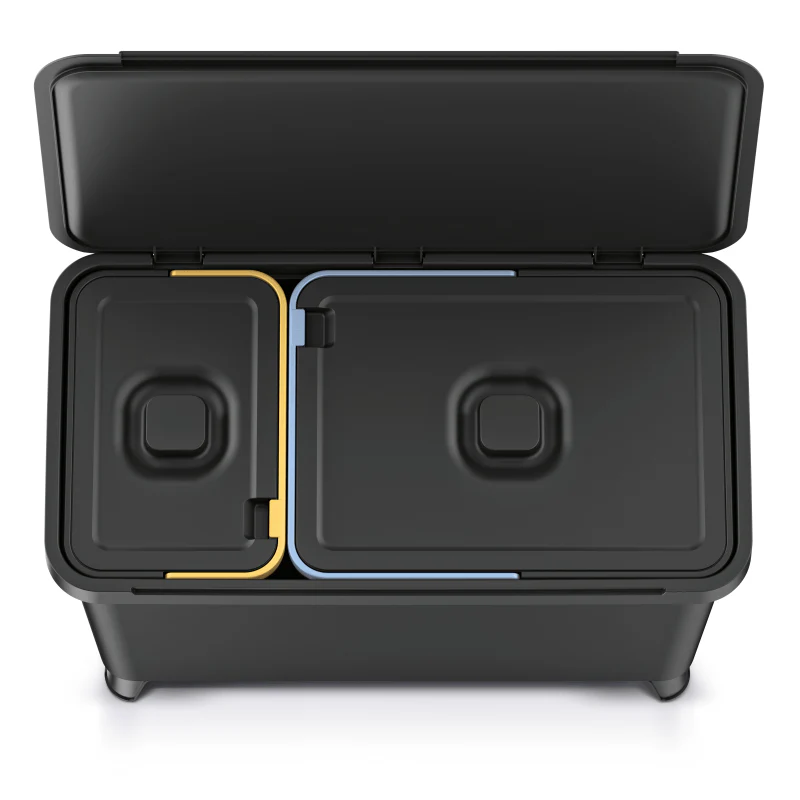 Prosperplast Systema Waste Bin 10L+23L Black - Image 2