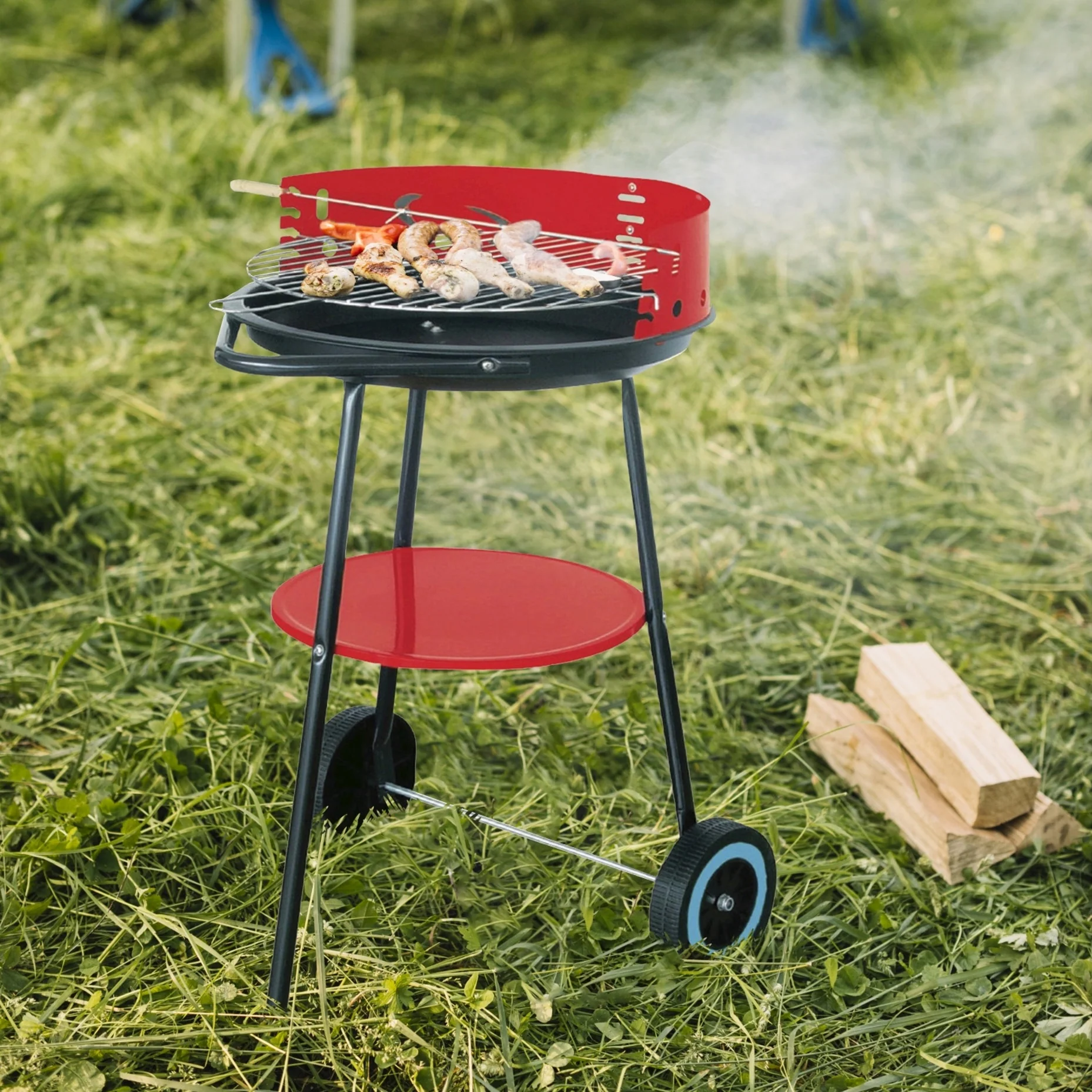 Redwood 17" Leisure Round BBQ - Image 2