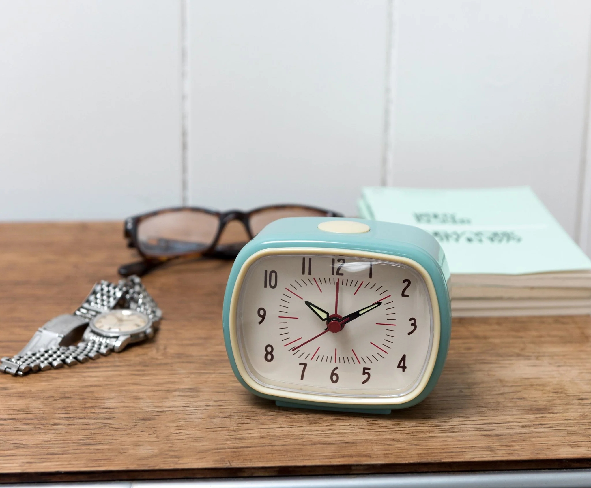 Retro alarm clock - Light Blue - Image 6