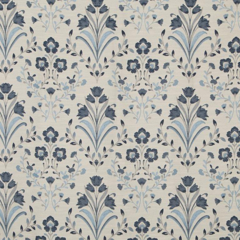 Riley 66" x 72" Lined Eyelet Curtains Marine - Image 3