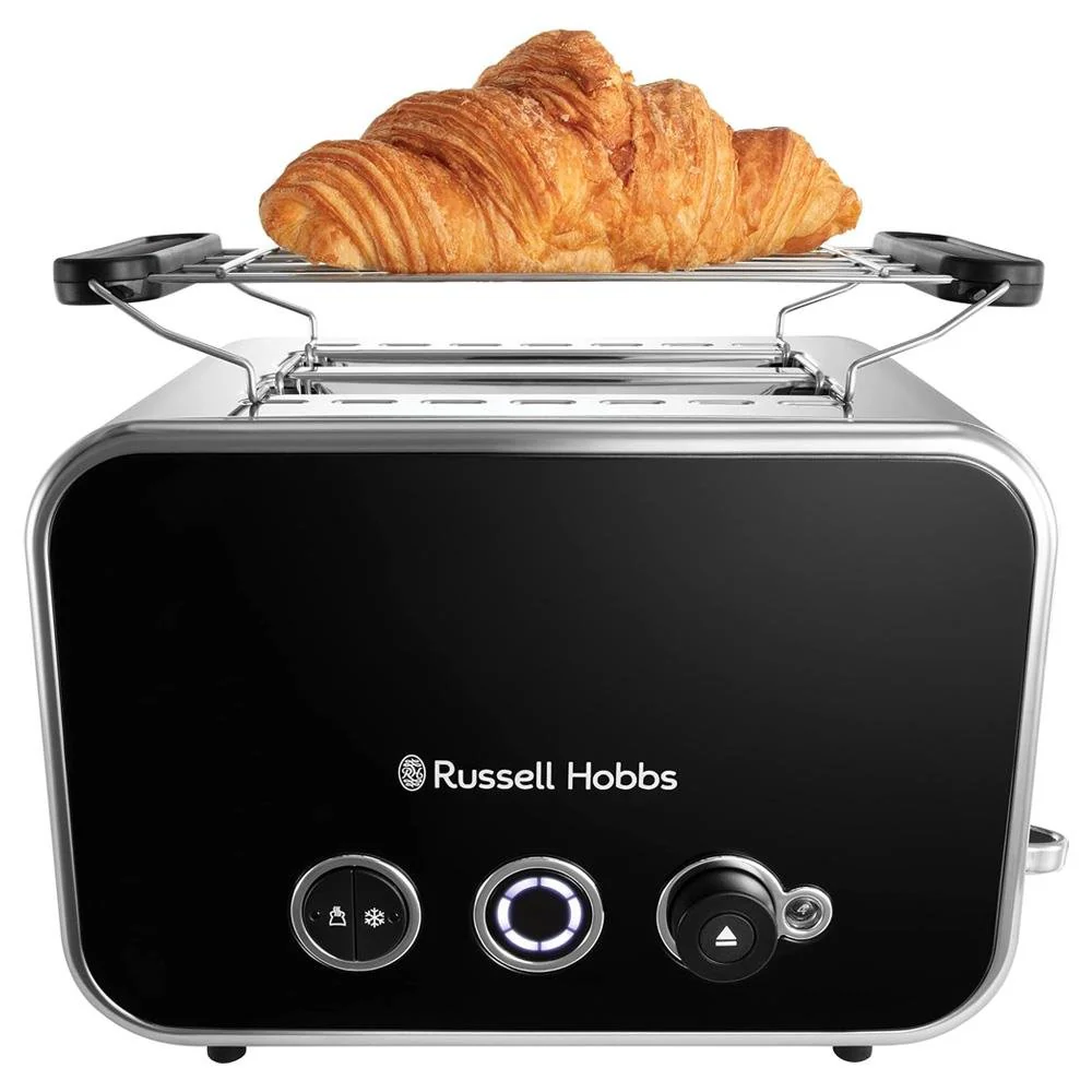 Russell Hobbs Distinctions 2 Slice Toaster - Black - Image 2