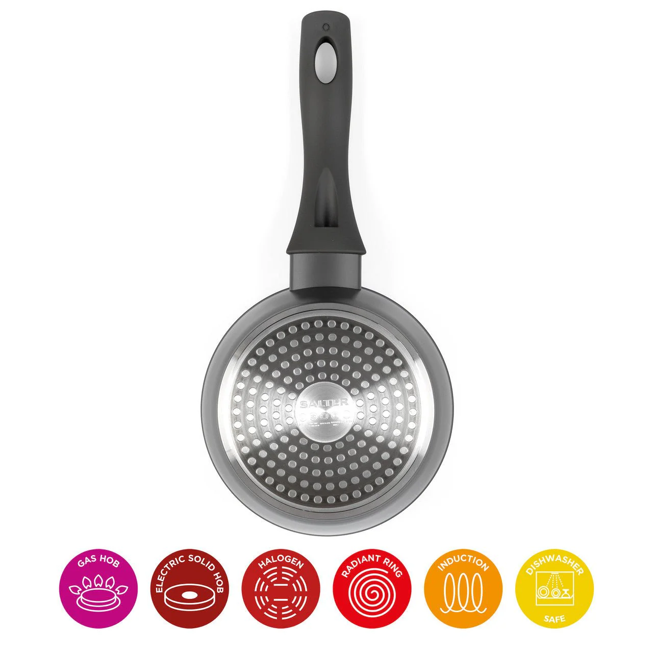 Salter Cosmos Collection 16cm Non-Stick Saucepan - Image 3