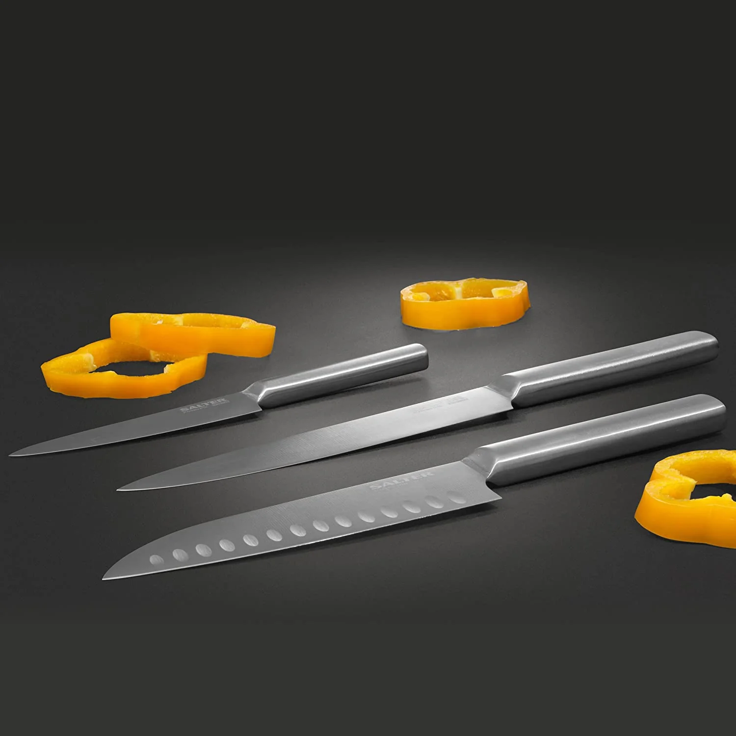 Salter Professional 3 Pc Stainless Steel Knife Set - Image 4