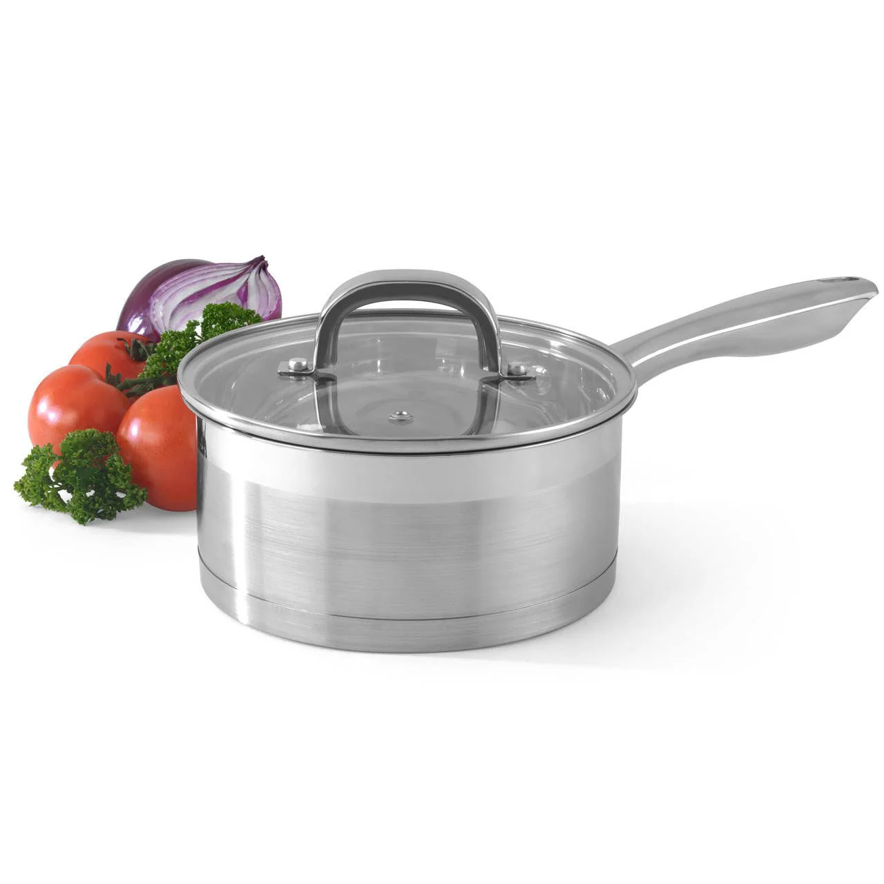 Salter Timeless Collection Stainless Steel 3pc Saucepan Set - Image 3