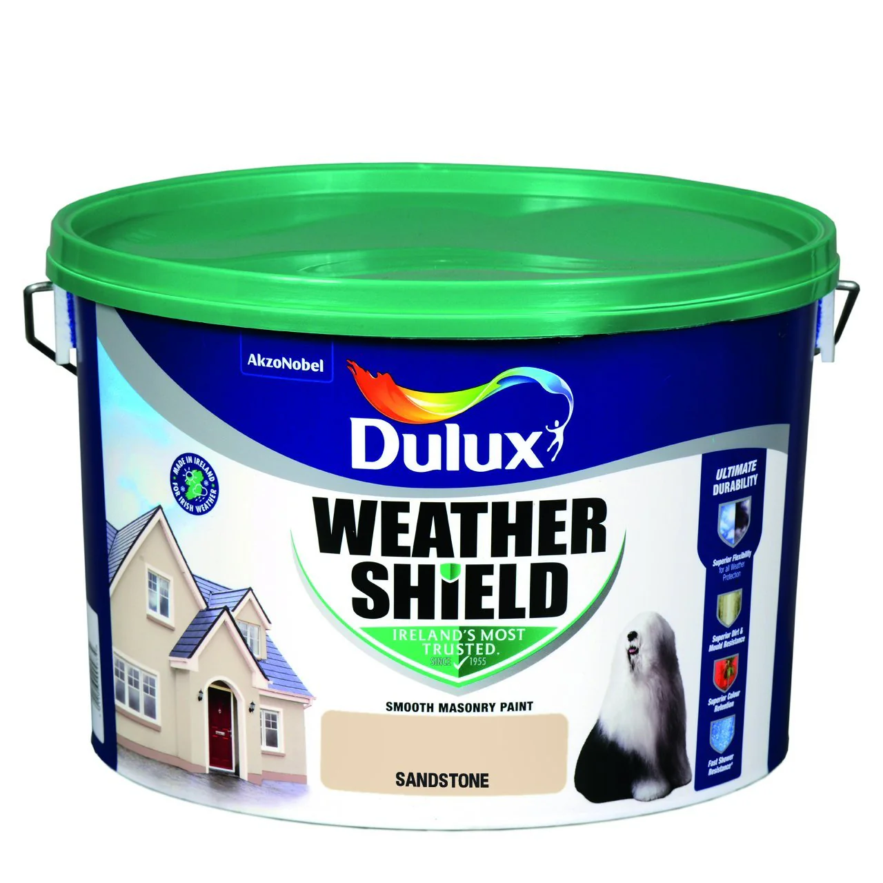 SANDSTONE Dulux Weathershield Masonry Paint Colours - 10 Litre