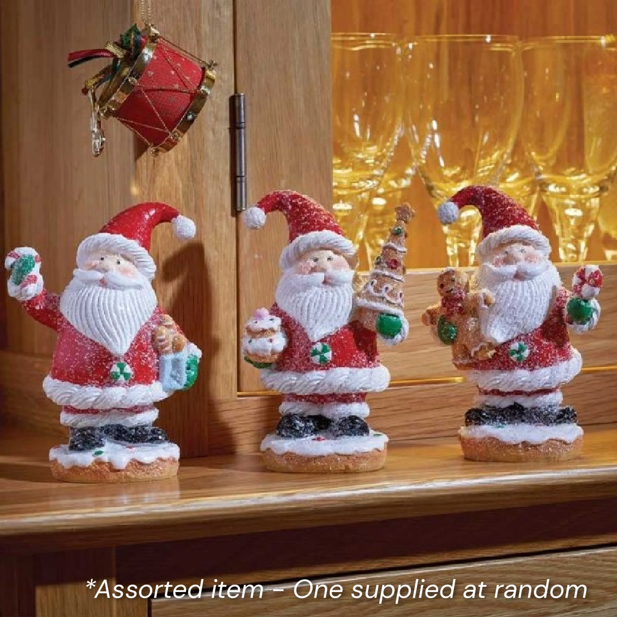 Santa's Treats Figurine Assorted - One Supplied*
