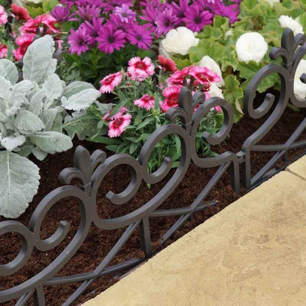 Scroll Garden Edging - 4pk