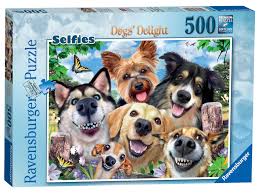 Selfie Dogs Delight 500Pce Puzzle