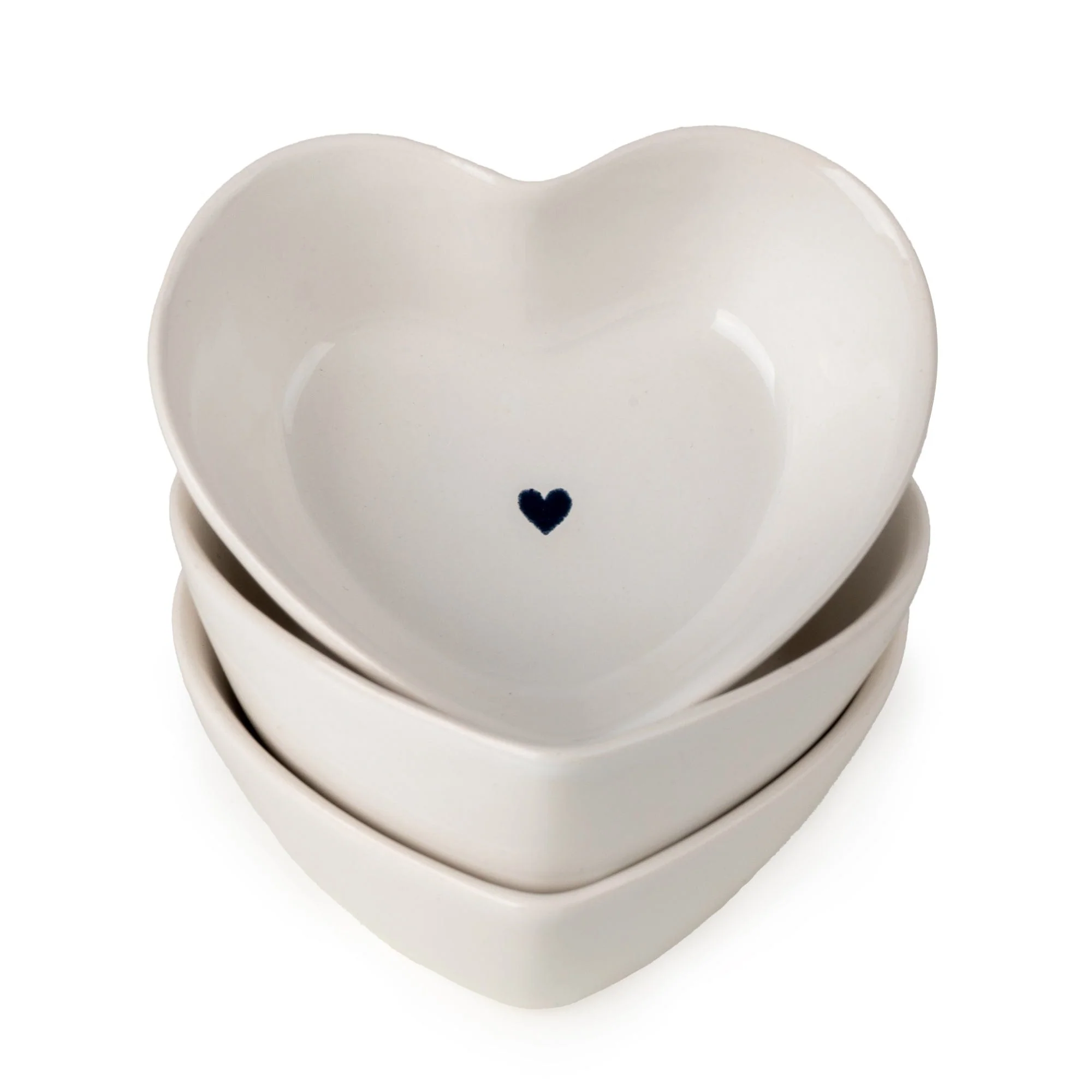Set of 3 Nibble Bowls - Hearts - Image 2