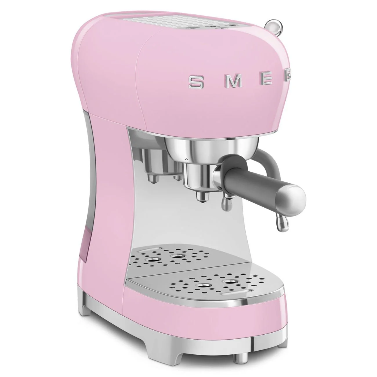 Smeg Espresso Coffee Machine with Pump 50's Style Pink ECF02PKUK - Image 5