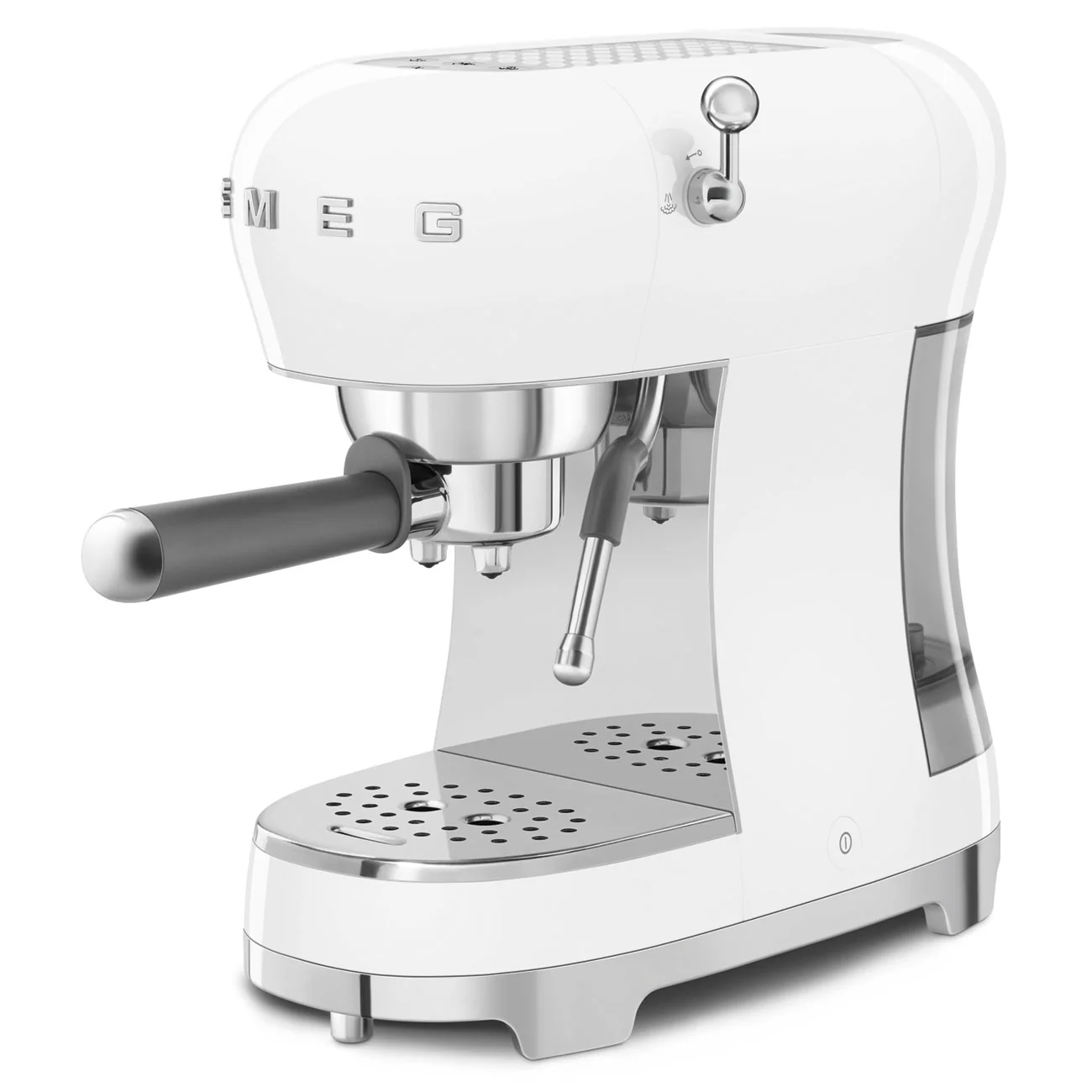 Smeg White Espresso Coffee Machine - Image 2