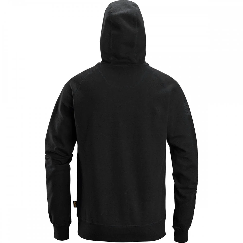 Snickers Logo Hoodie 2894 Black - Size Medium - Image 3