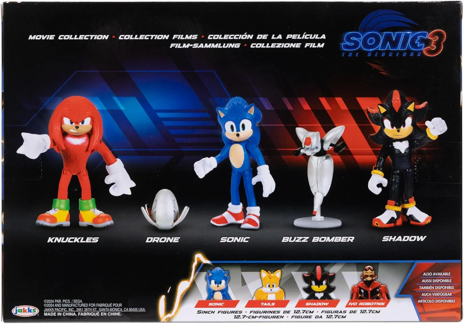 Sonic 3 Movie Action Figures 2.5-Inch Collector Figure Multi-Pack - Image 2