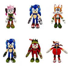 Sonic Clip On Plush Keyring - Assorted Styles