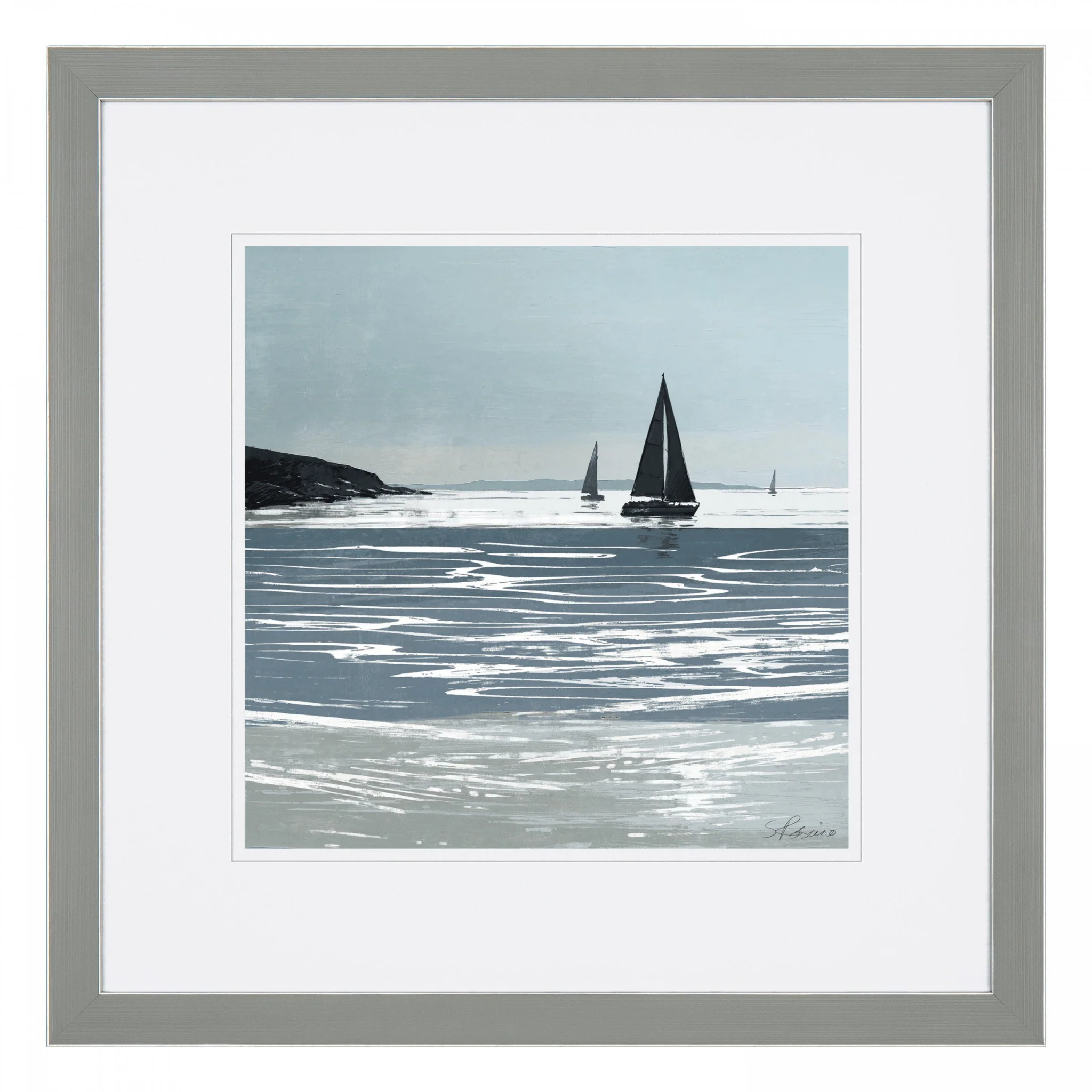 Sparkling Sand Framed Wall Art