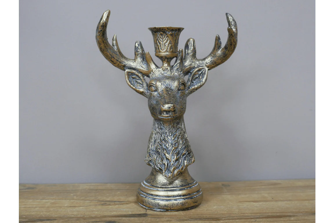 Stag Candle Holder 20cm (Candle not incl.) - Image 4