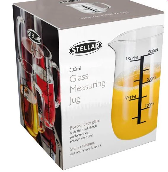 STELLAR Kitchen 300ml Glass Measuring Jug - Image 2