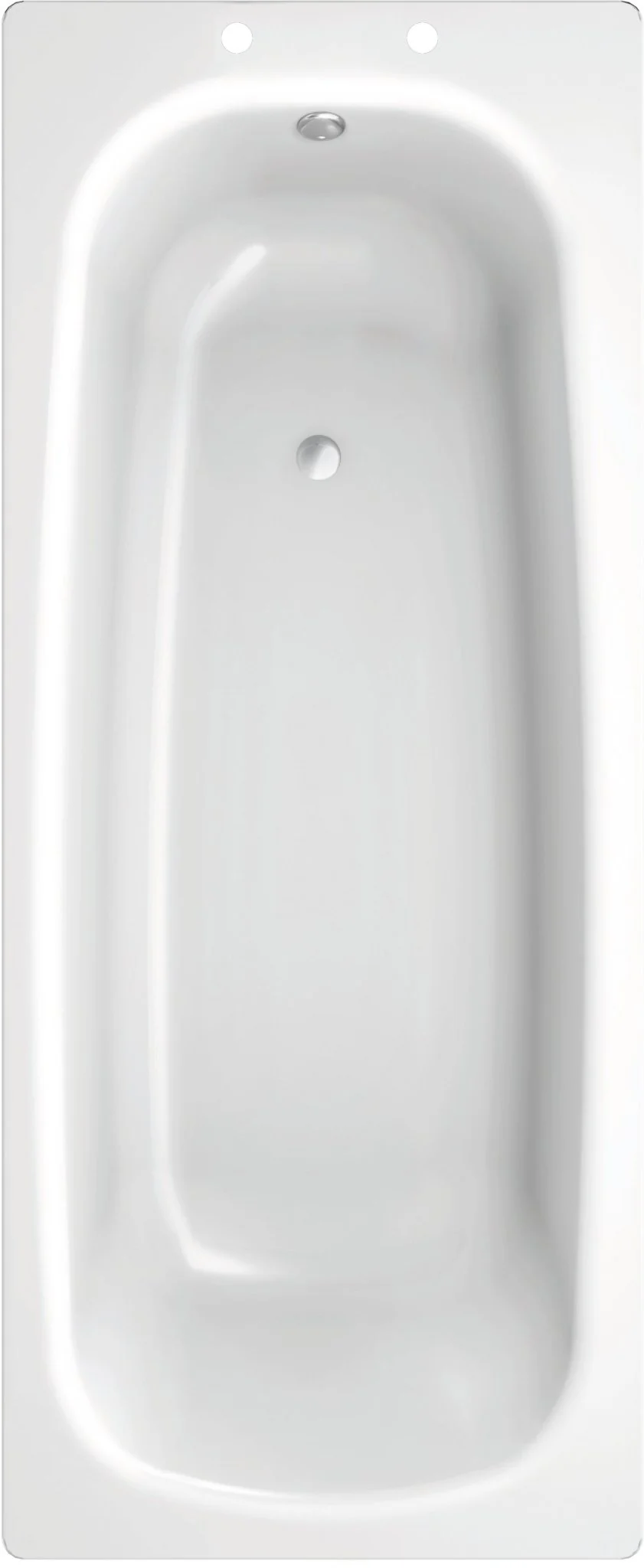 StrataSingle Ended Steel Bath   L 1600 x W 700mm x D 390mm - Image 2