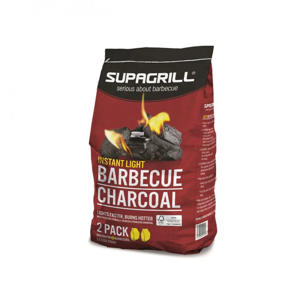 Supagrill Instant Light Barbecue Charcoal 1.7Kg - Image 2