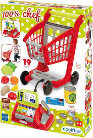 Supermarket Trolley And Cash Register