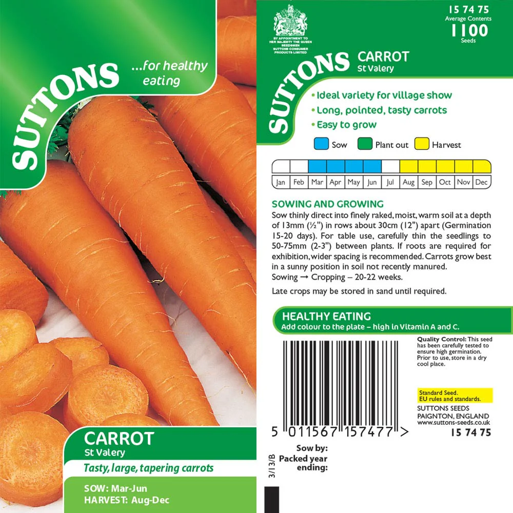 Suttons Carrot St Valery 157475 - Image 2