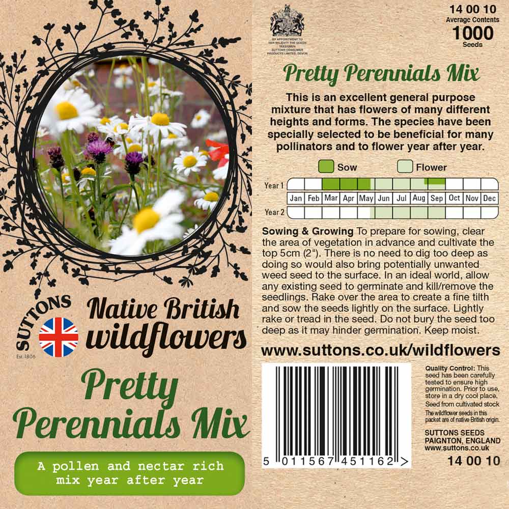Suttons Pretty Perennials Mix - Image 2
