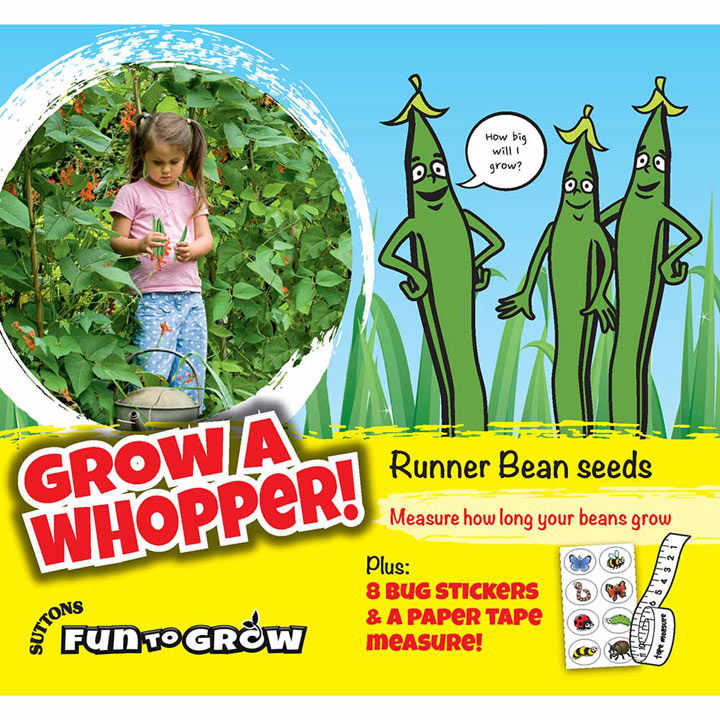 Suttons Runner Bean Grow A Whopper Ftg