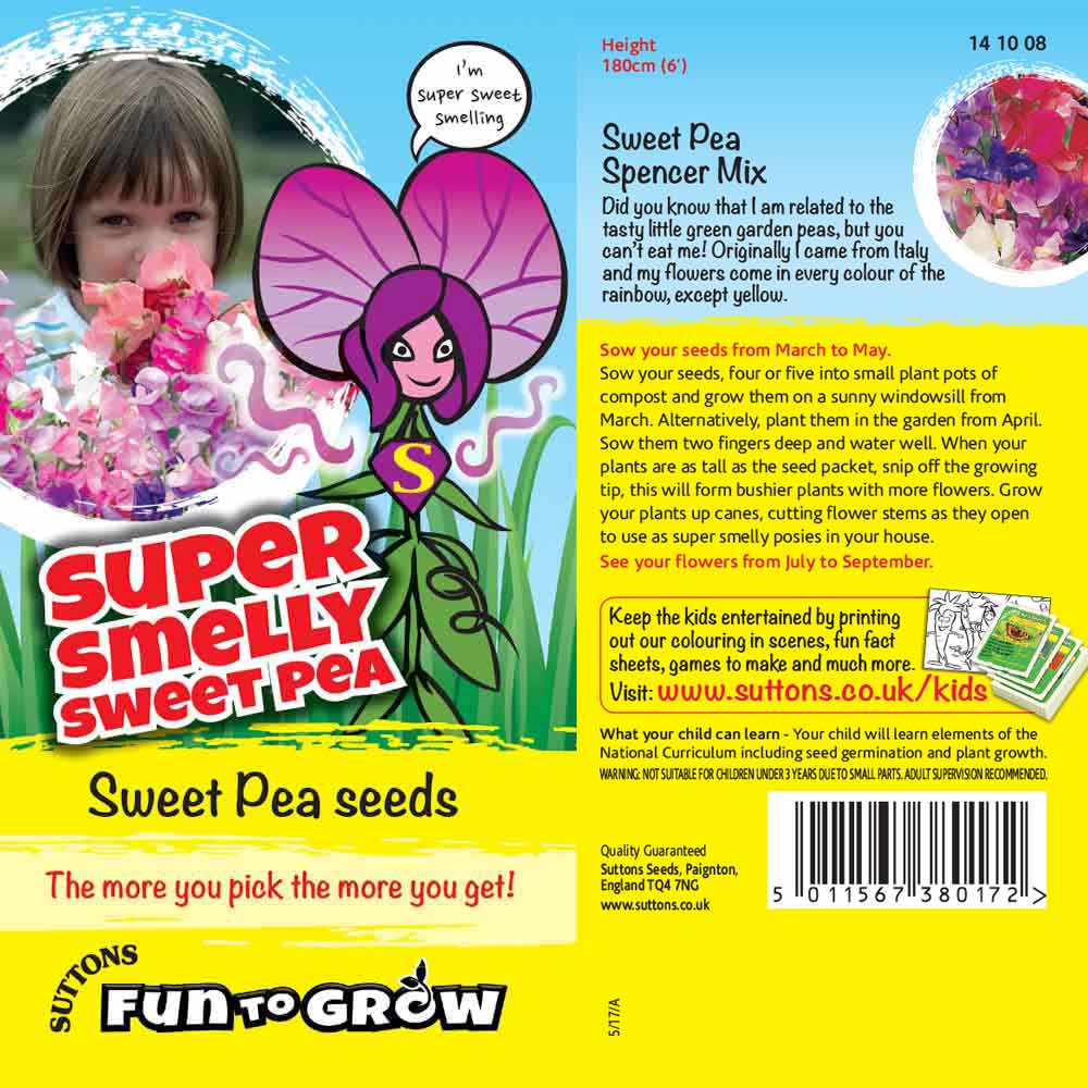 Suttons Super Smelly Sweet Pea Ftg - Image 2