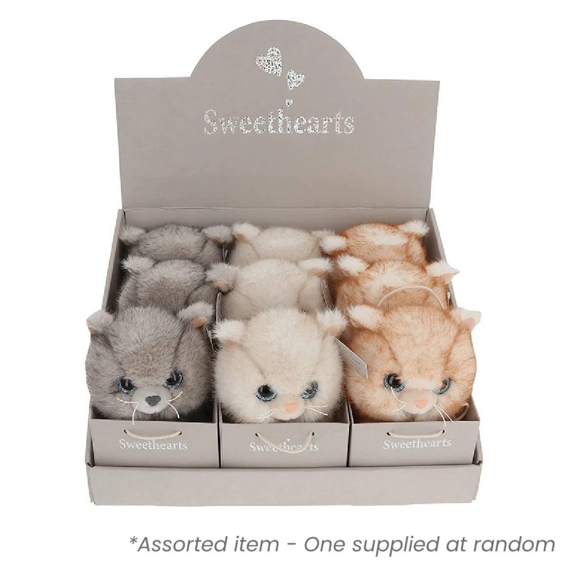 Sweethearts Kitten Plush Assorted - One Supplied*