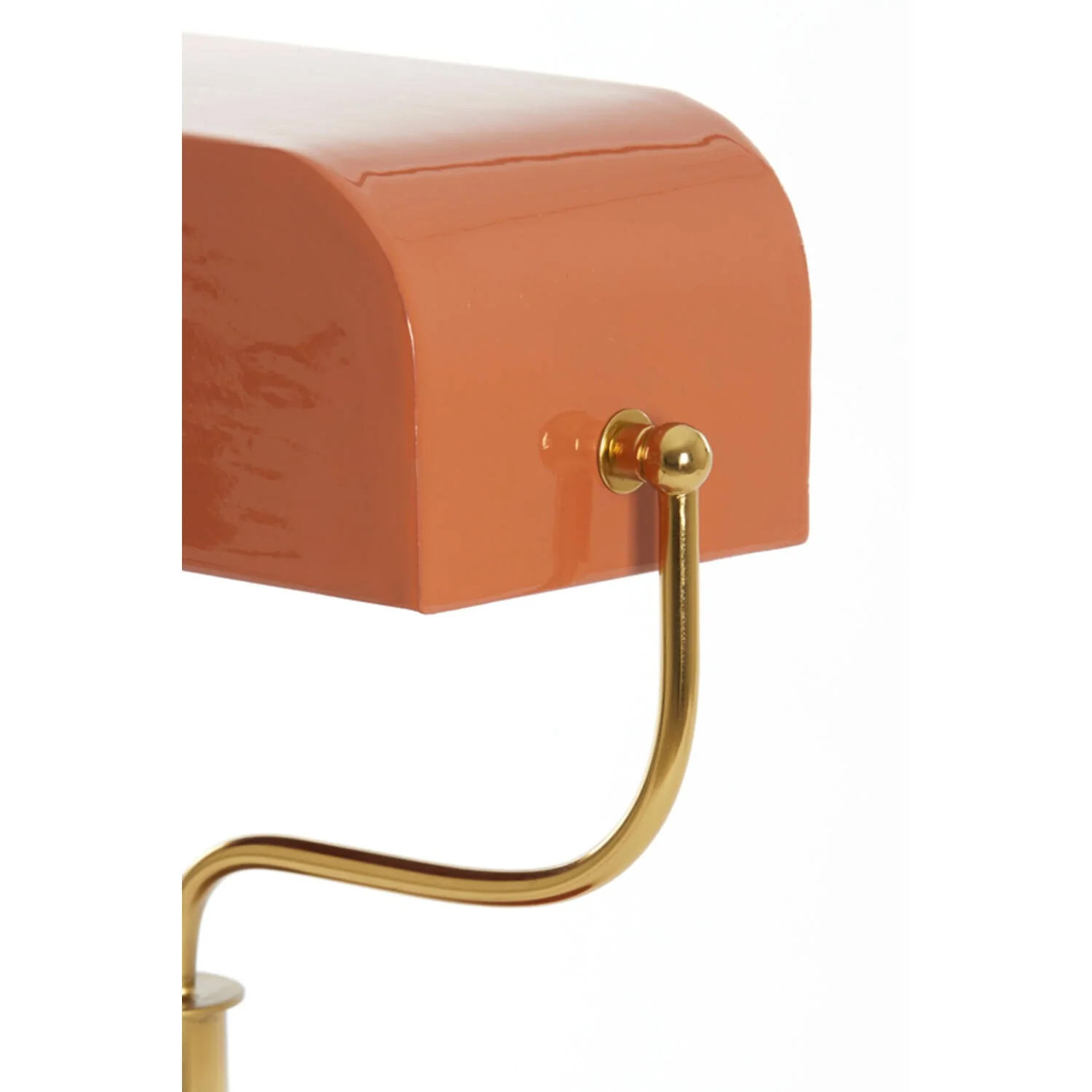 Table Lamp 37 x 14 x 43cm AYER Shiny Orange & Gold - Image 5