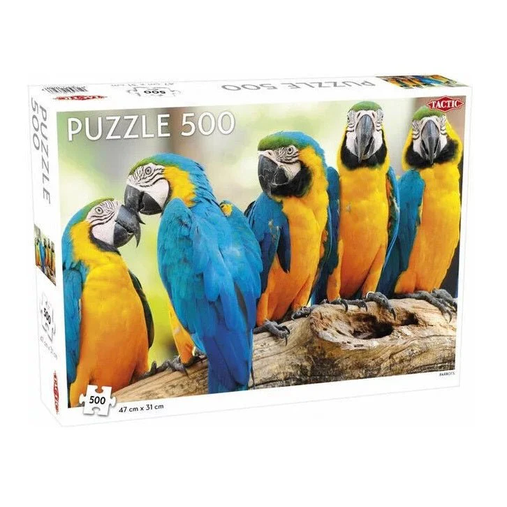Tactic Parrots Jigsaw Puzzle - 500pc