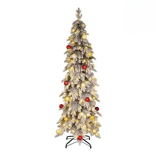Templeton Frosted Christmas Tree with 200Leds and 728 TIPS with timer 180cm (6ft)