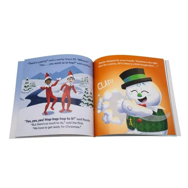The Elf on the Shelf – 20th Anniv - Razzle the Celebration Snowman Plush and Book - Image 6