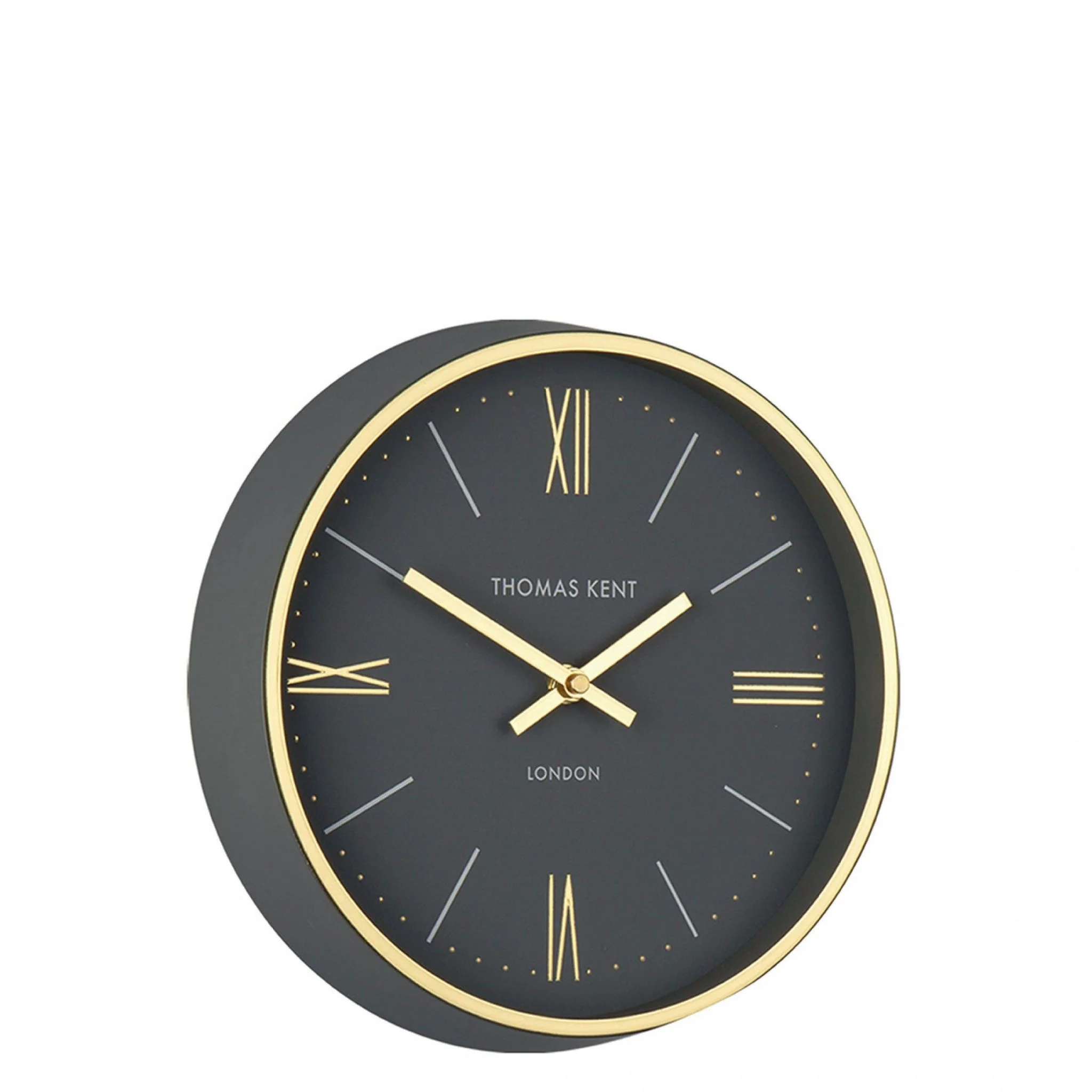 Thomas Kent 10'' Hampton Wall Clock Charcoal - Image 4