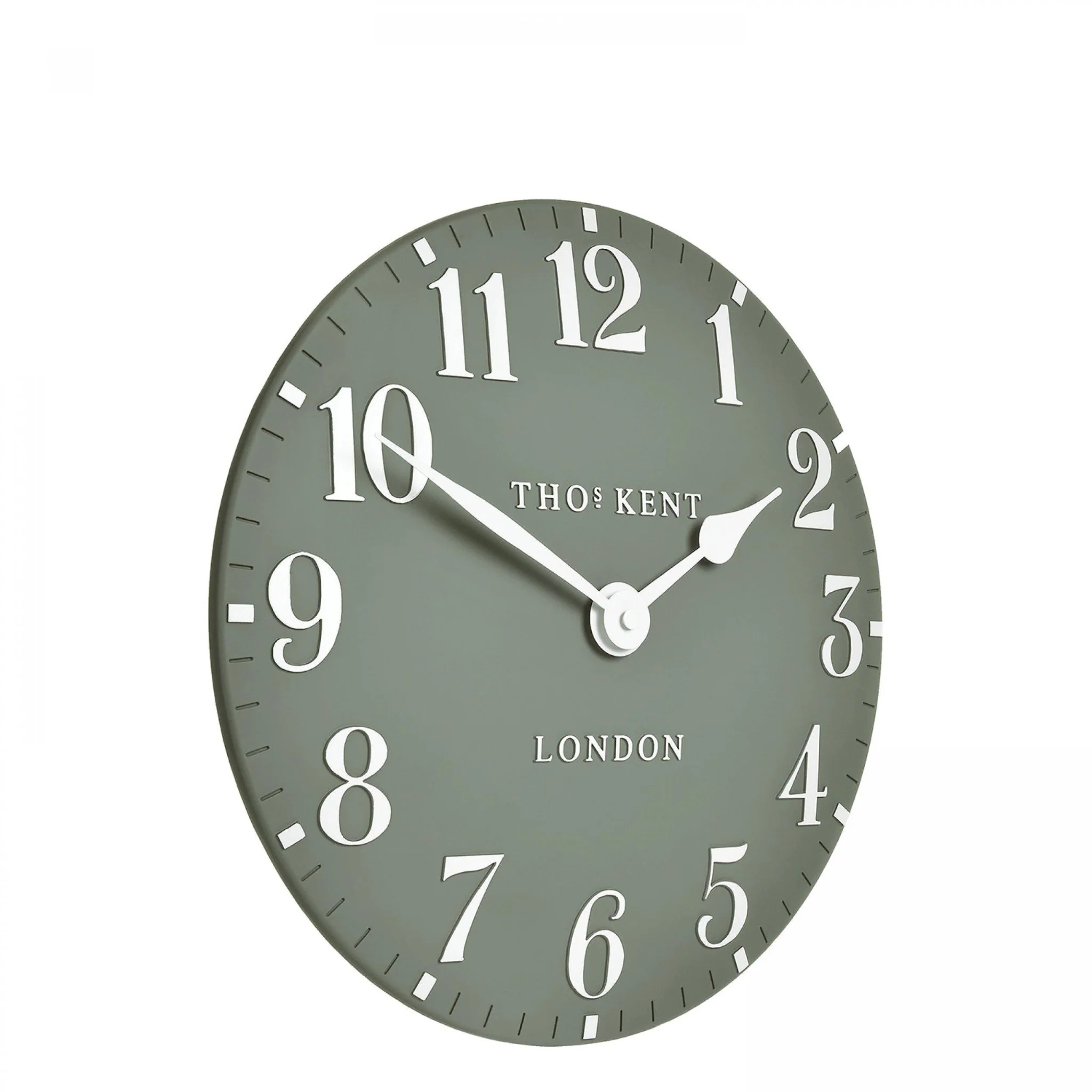 Thomas Kent 12" Arabic Wall Clock Seagrass