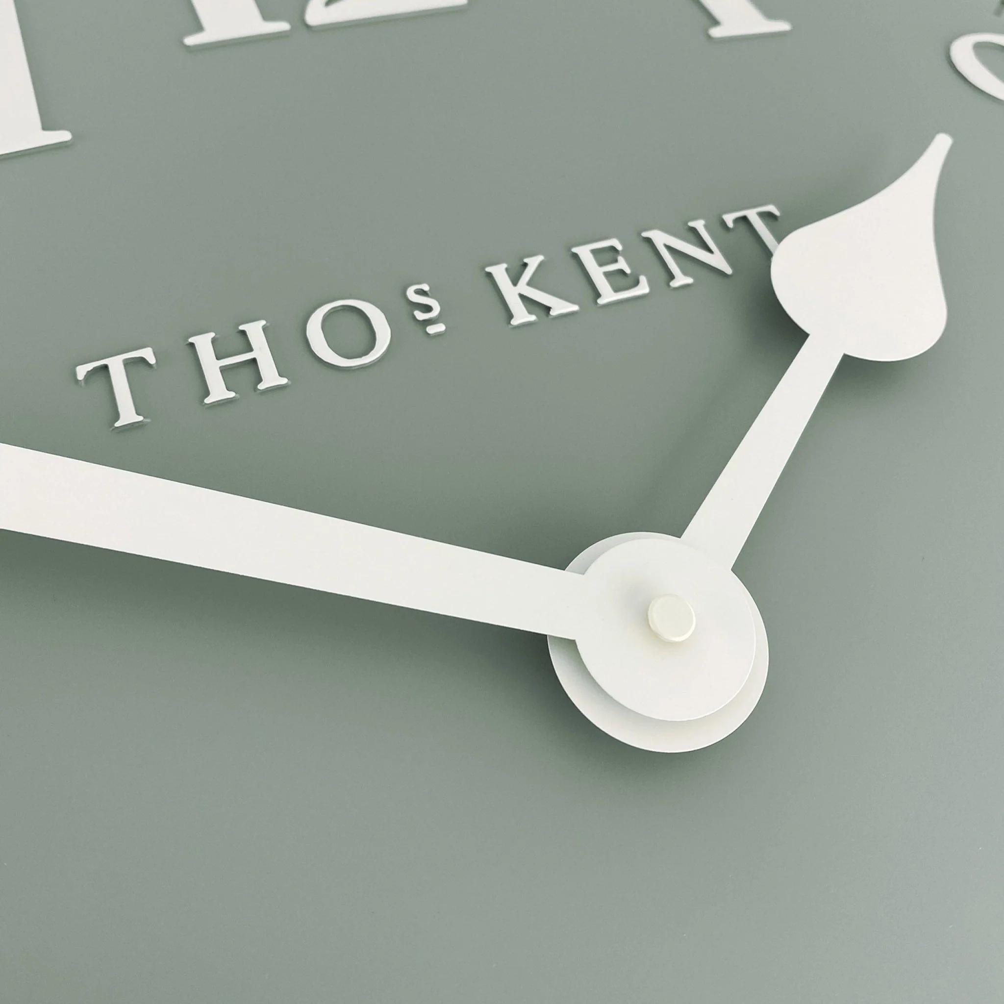 Thomas Kent 12" Arabic Wall Clock Seagrass - Image 2