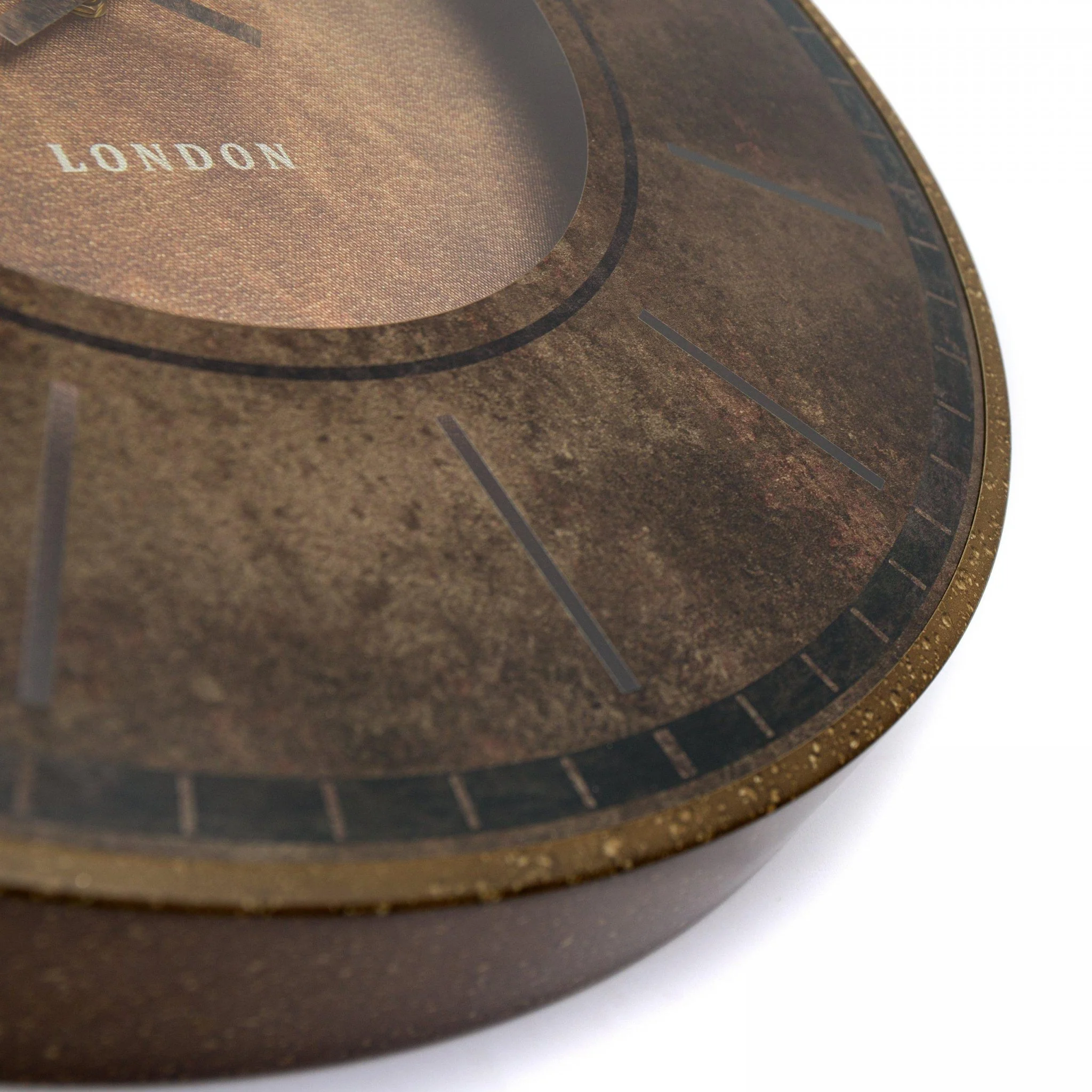 Thomas Kent 21" Florentine Wall Clock Leather - Image 4