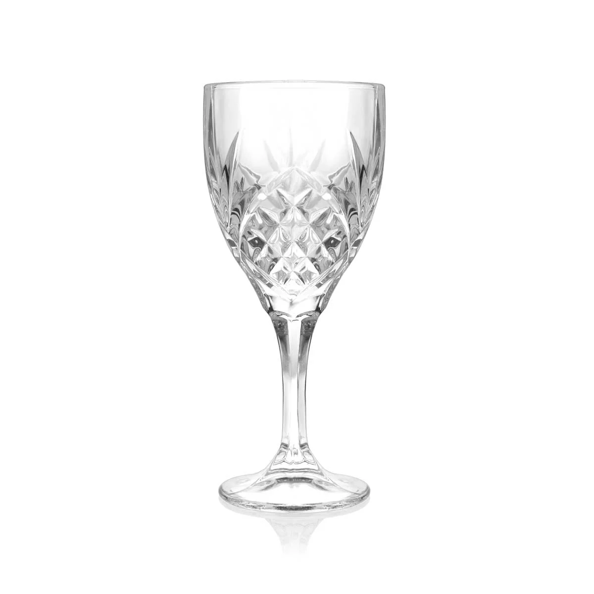 TIPPERARY CRYSTAL Belvedere Set of Six White Wine Glasses