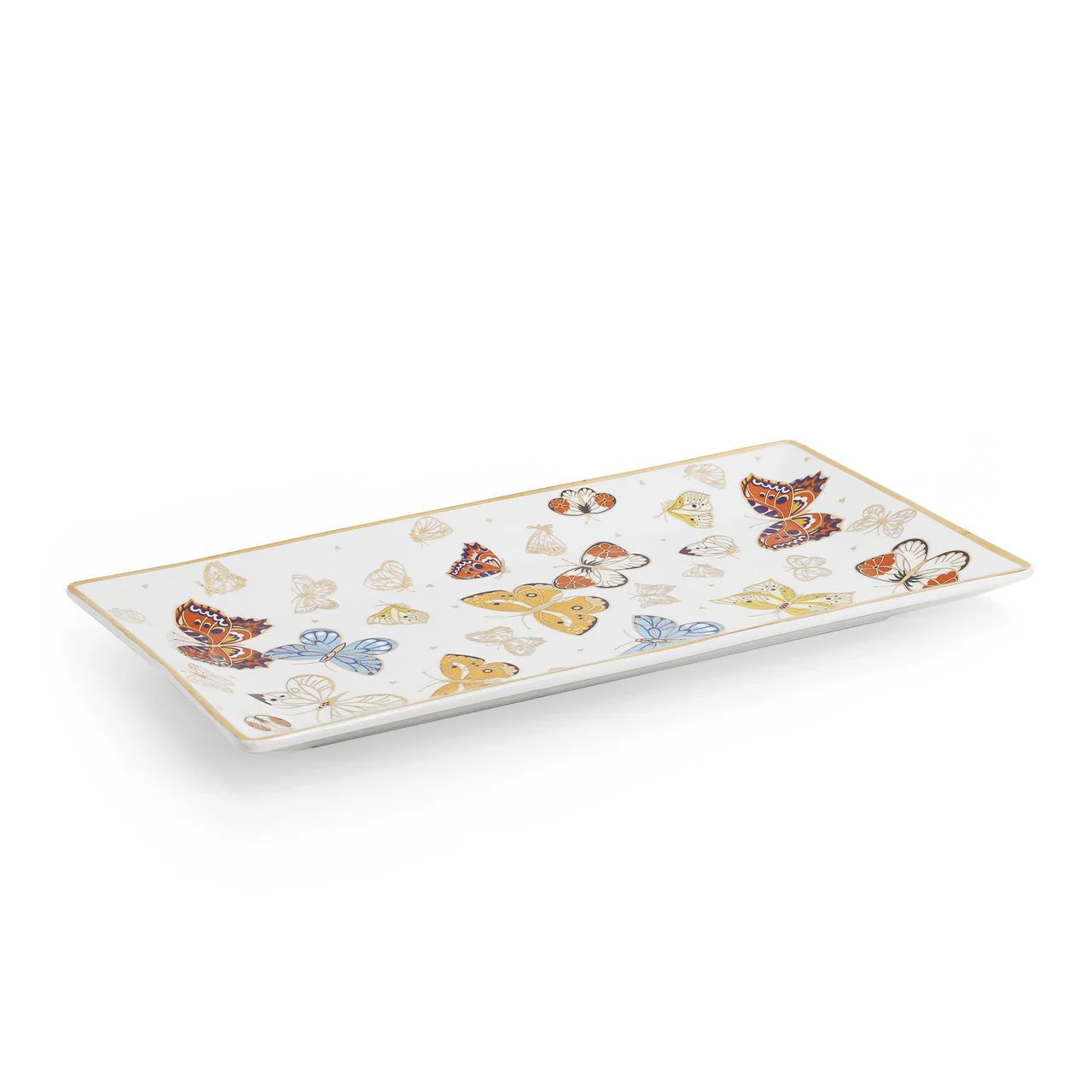 TIPPERARY CRYSTAL Butterfly Serving Platter