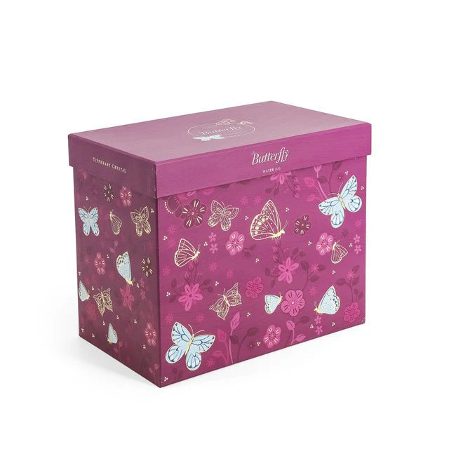 TIPPERARY CRYSTAL Butterfly Water Jug - Image 2