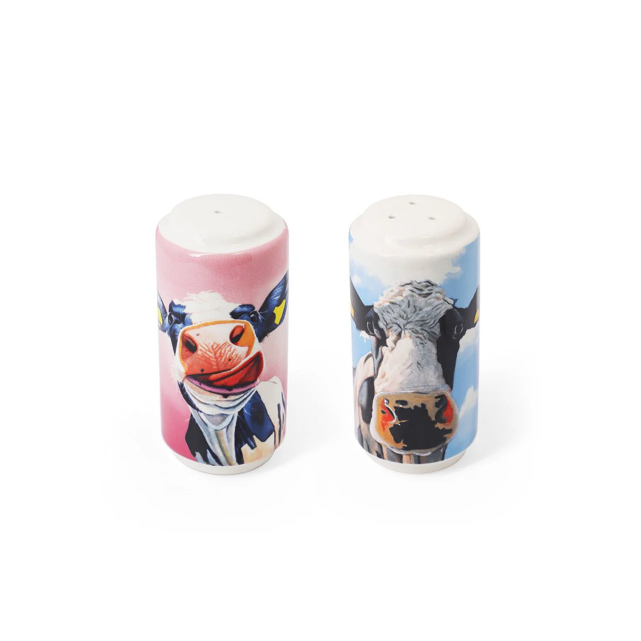 TIPPERARY CRYSTAL Eoin O'Connor Cow Salt & Pepper