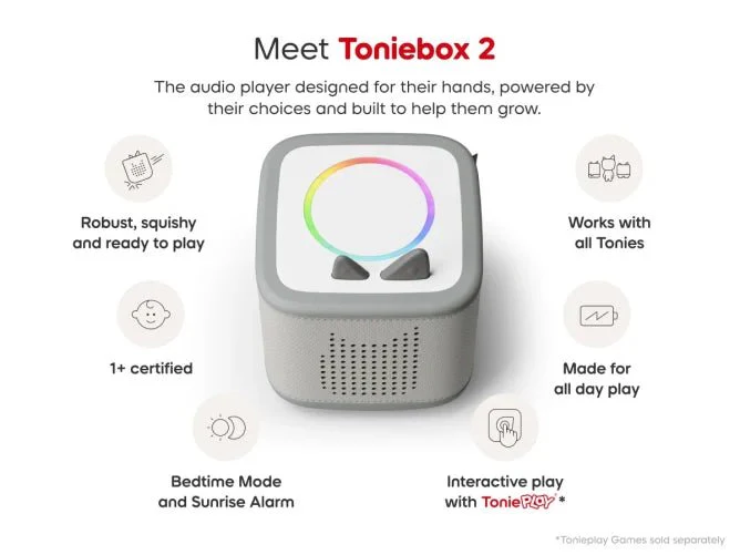 Toniebox 2 Starter Set  - Moon Grey - Image 2